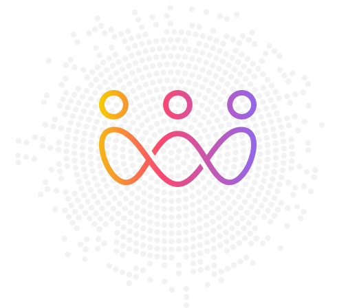 icon with connected people
