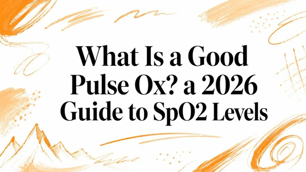 What Is a Good Pulse Ox? a 2026 Guide to SpO2 Levels