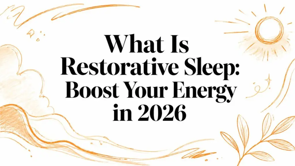 What Is Restorative Sleep: Boost Your Energy in 2026