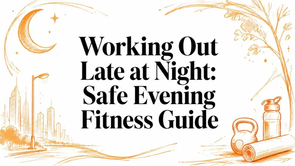 Working Out Late at Night: Safe Evening Fitness Guide