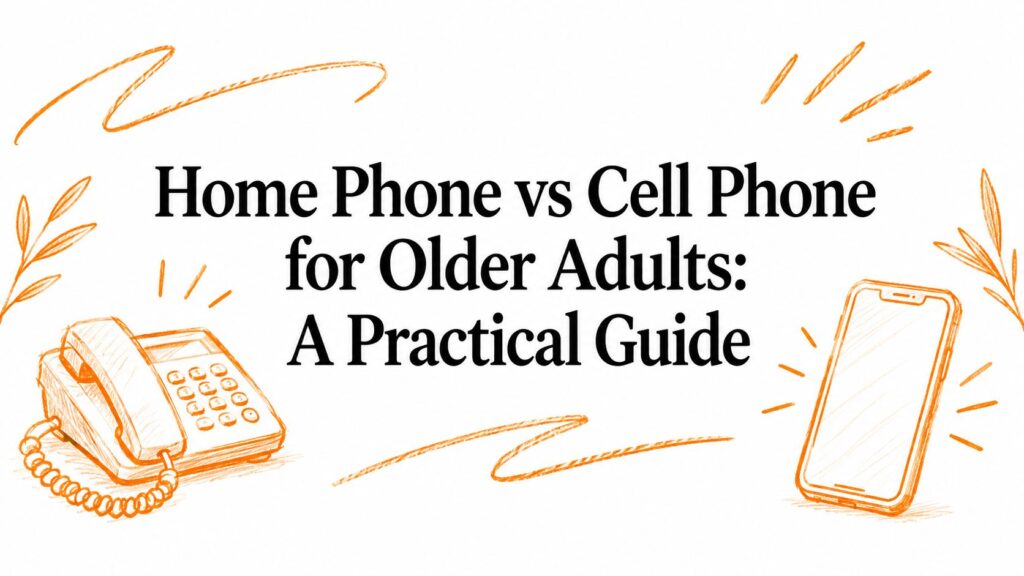 Home Phone vs Cell Phone for Older Adults: A Practical Guide